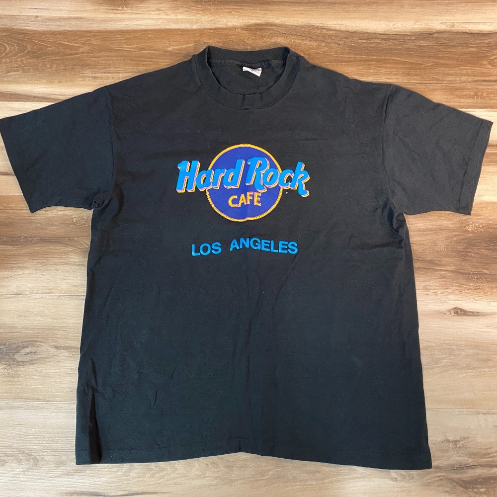 Hard Rock Cafe T Shirt Mens XL Vintgage 90s Los Angeles Single Stitch USA